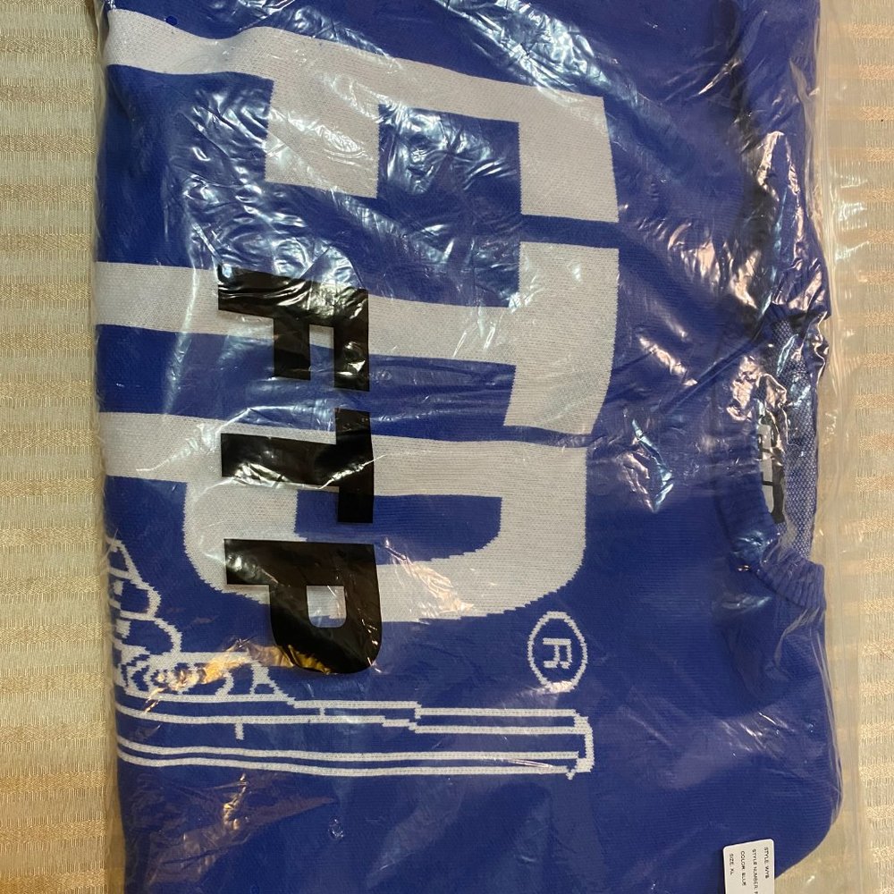 FTP SWEATER SIZE XL ROYAL BLUE NEW - Picture 6 of 9